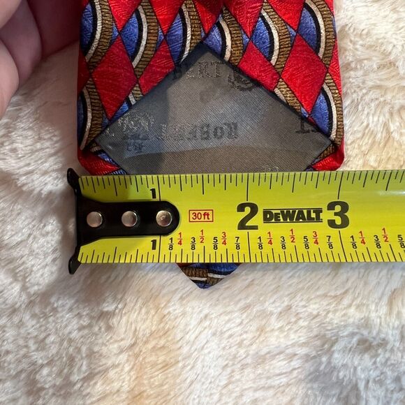ROBERT TALBOTT - NORDSTROM Hand Sewn Imported Silk Tie Men's -Made in USA - 50x3 - Picture 8 of 8